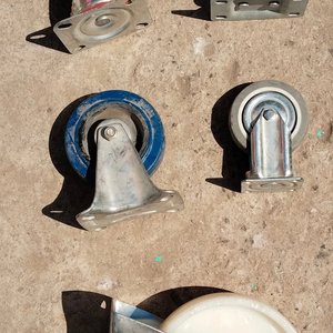 Industrial Swivel Caster Wheel Designed for Carts, Trolleys, or Furniture.