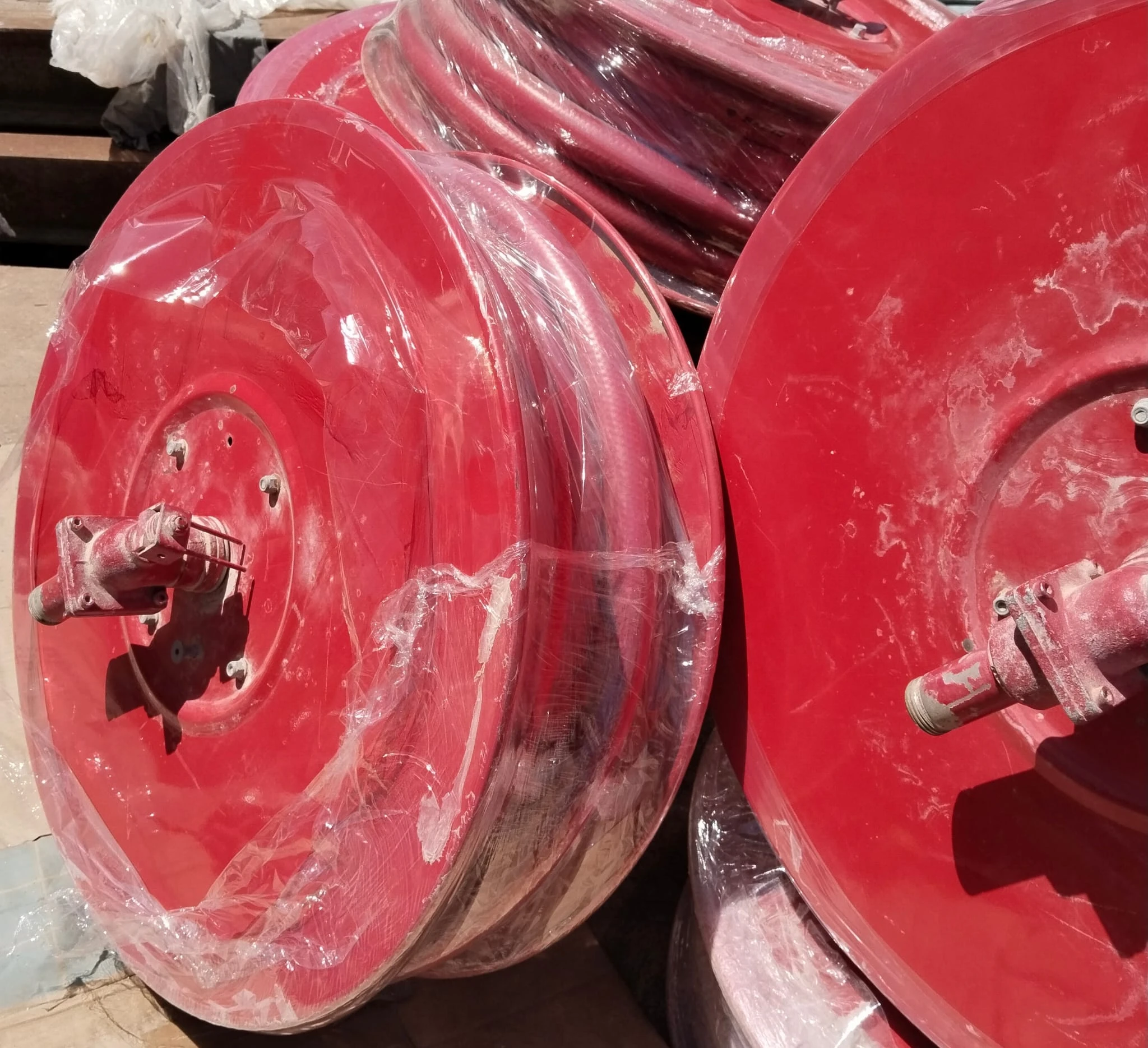 Red Fire Hose Reels - View 2